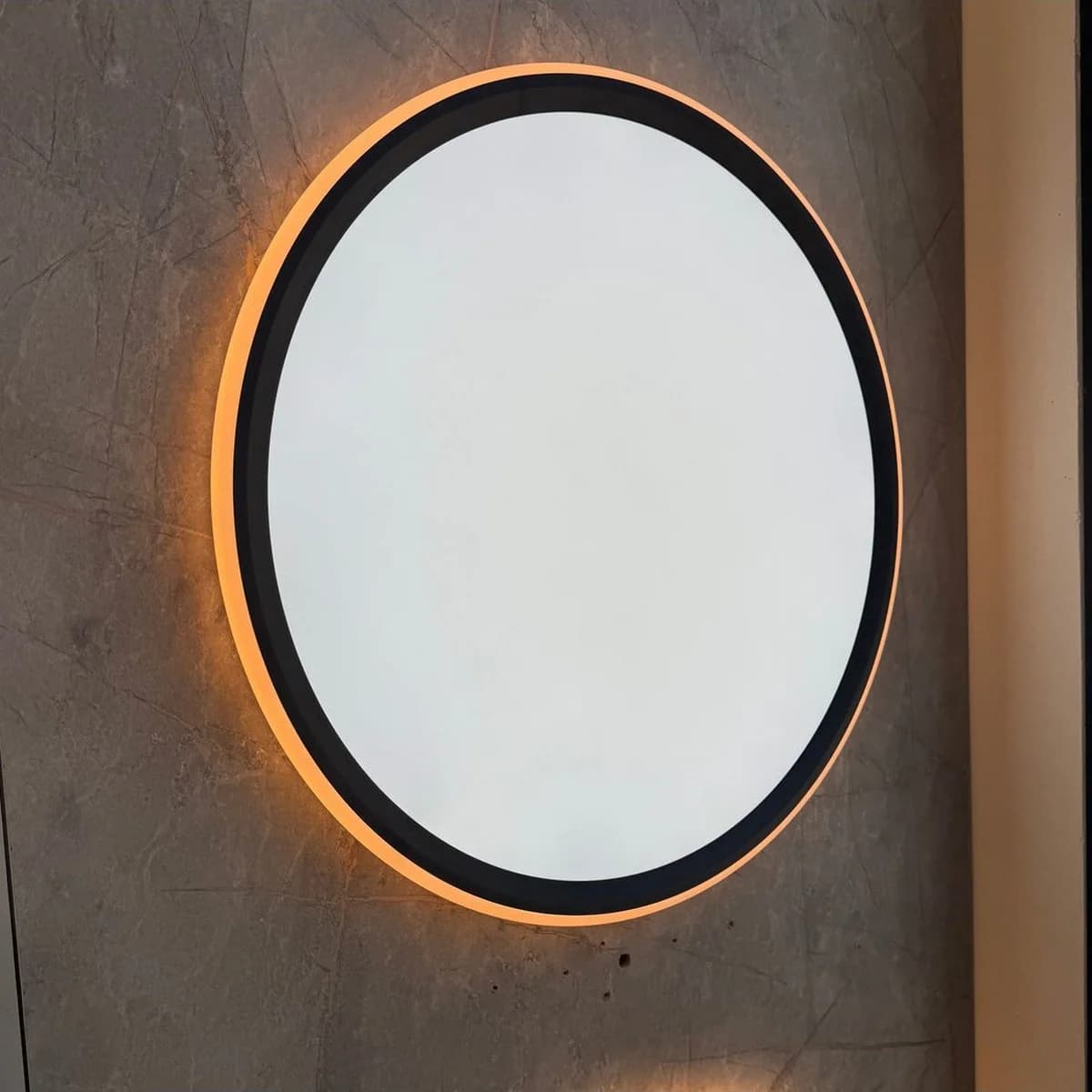 Round LED Ceiling Light Black Frame 43cm 45W 2