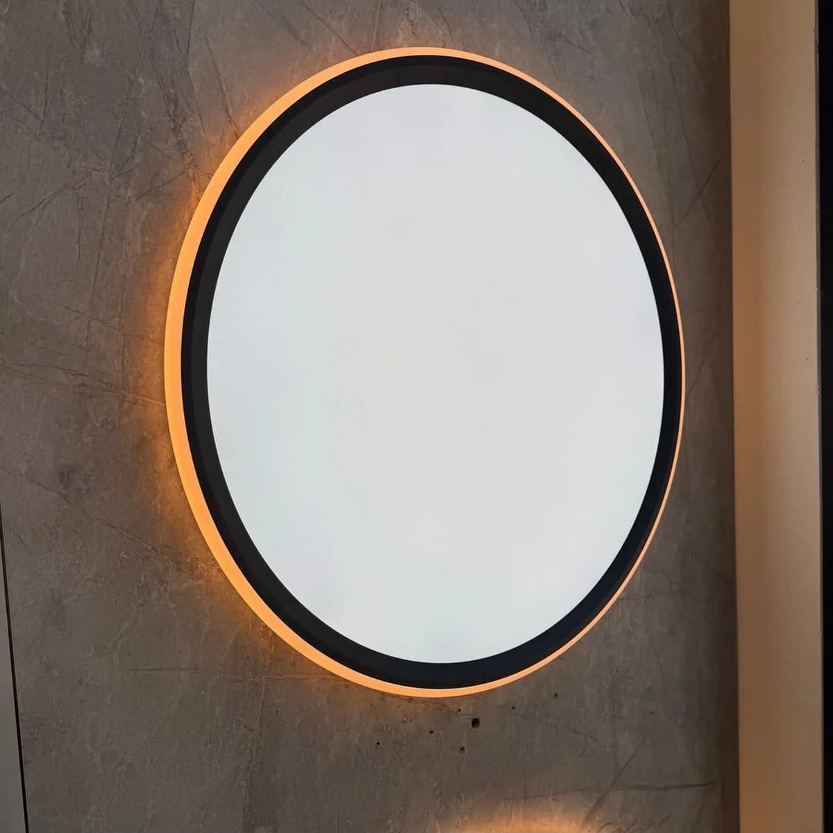 Round LED Ceiling Light Black Frame 53cm 60W CCT 2