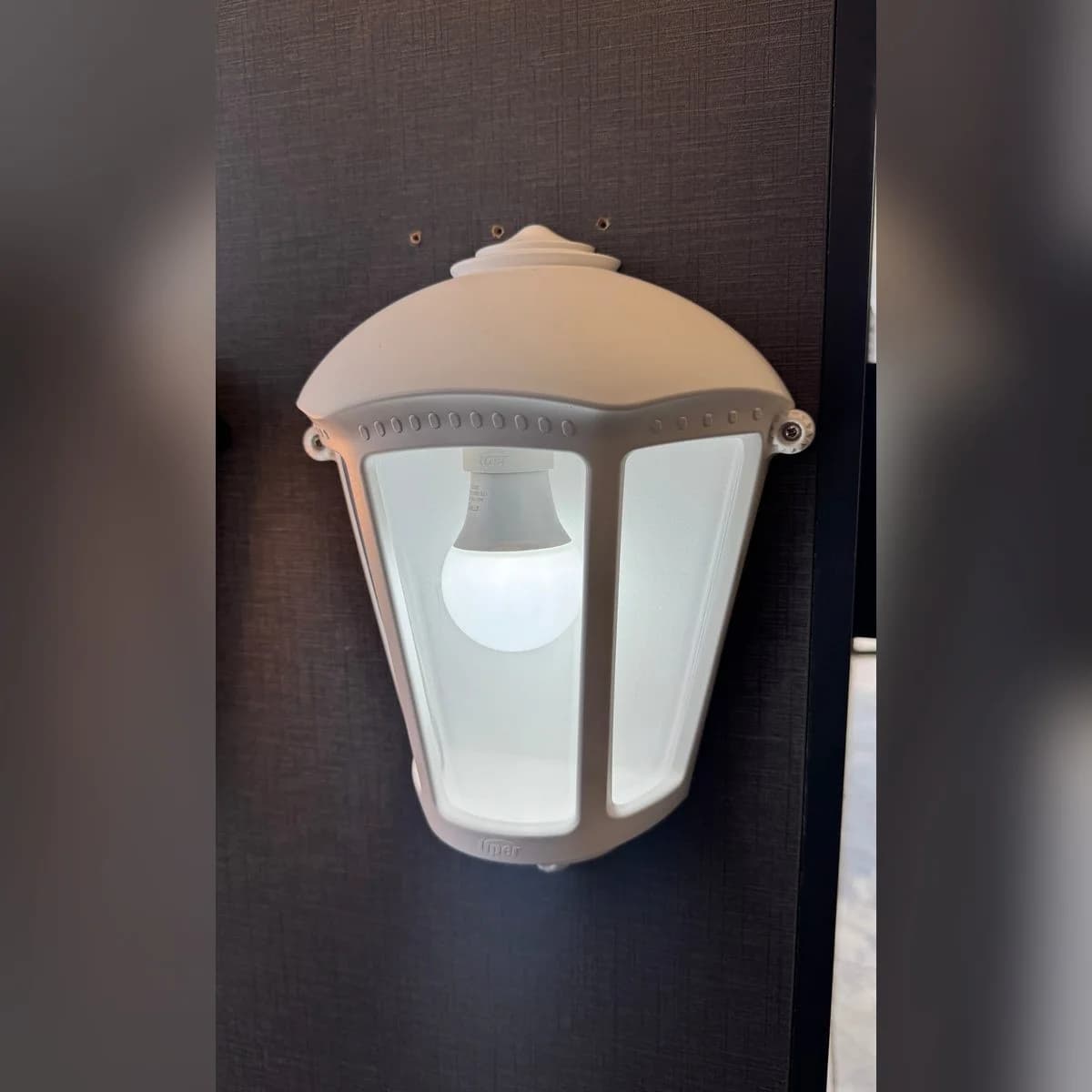 White Outdoor Wall Lantern 3