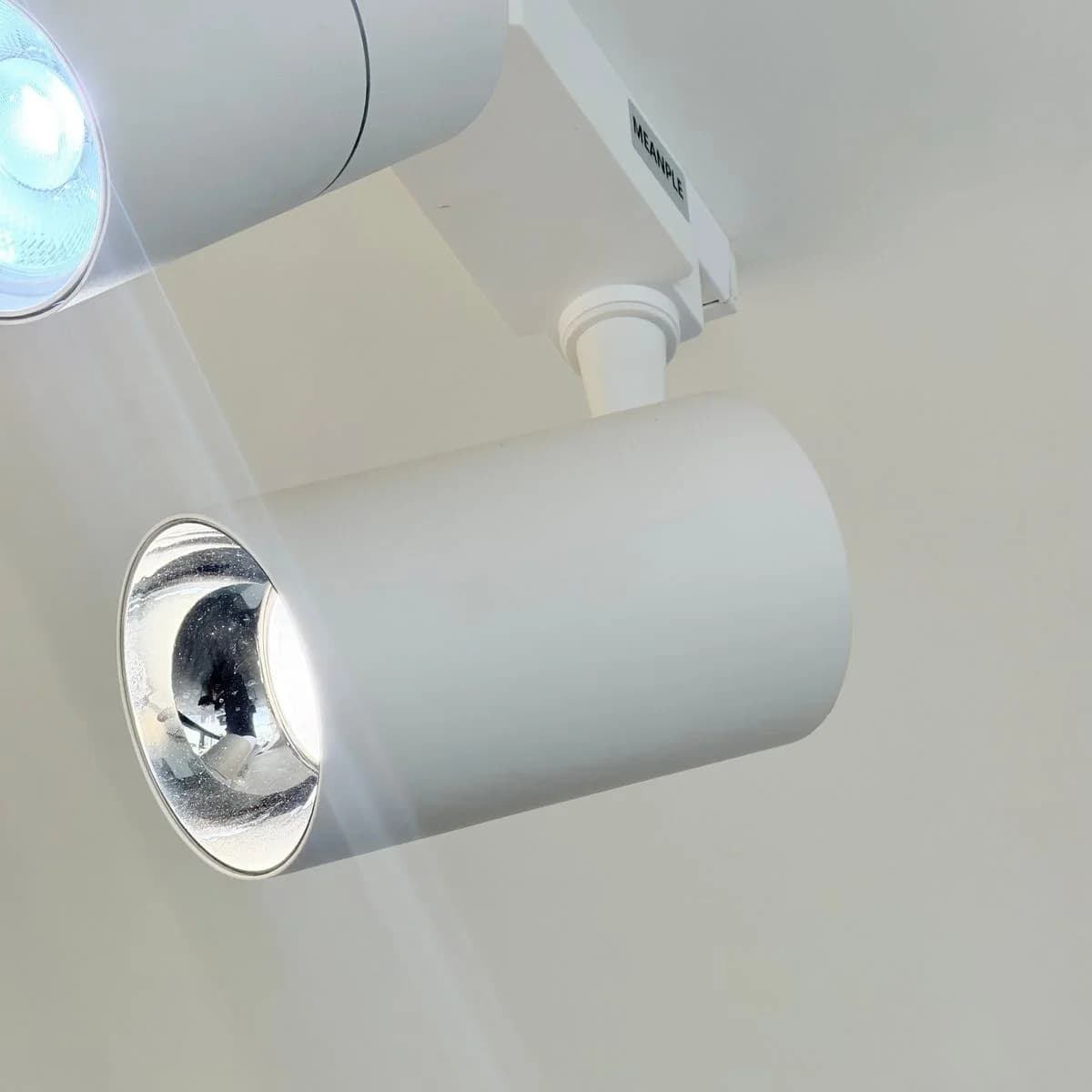 White & Silver 30cm Track Light Cool White 2