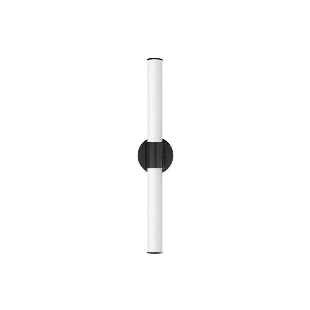 Black Cylindrical Vanity LED Light 60 cm 2