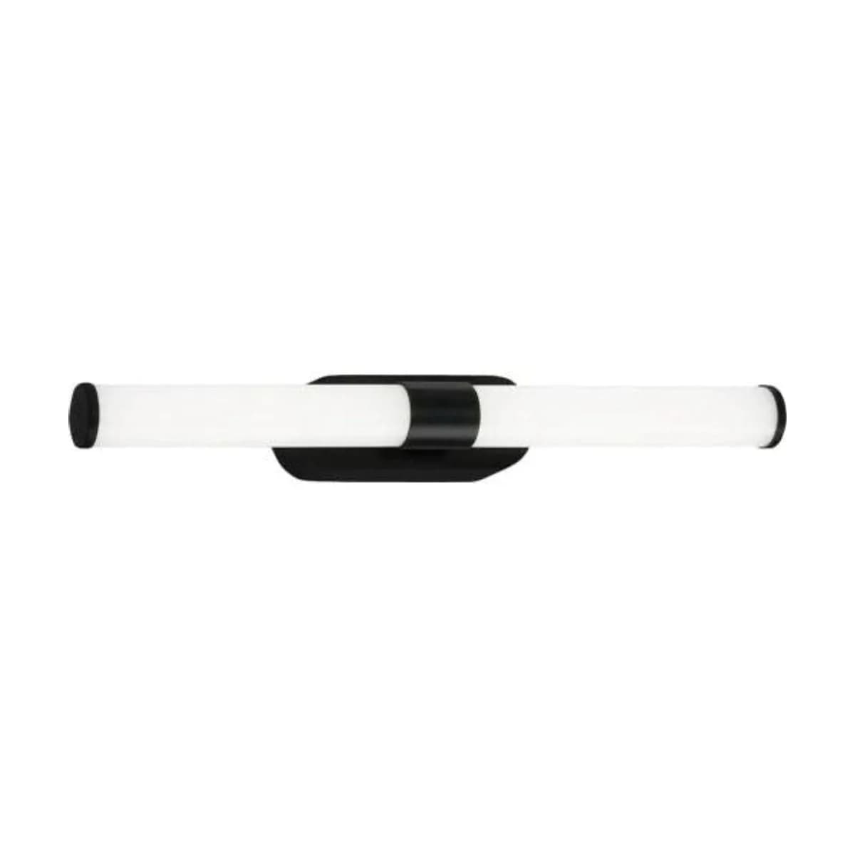 Black Cylindrical Vanity LED Light 60 cm 3