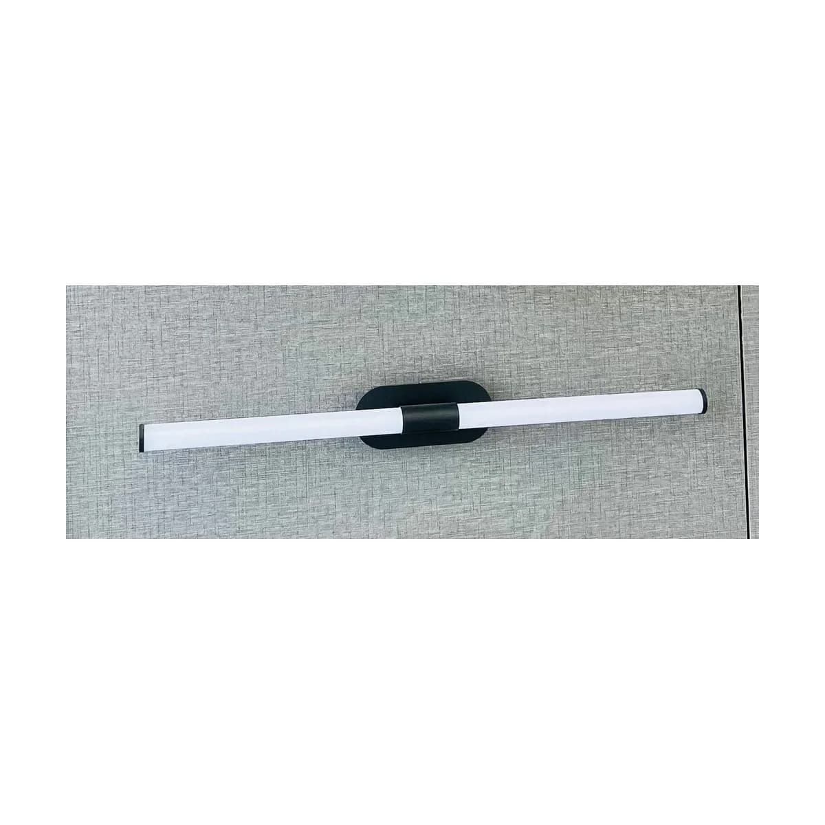 Black Cylindrical Vanity LED Light 60 cm 4