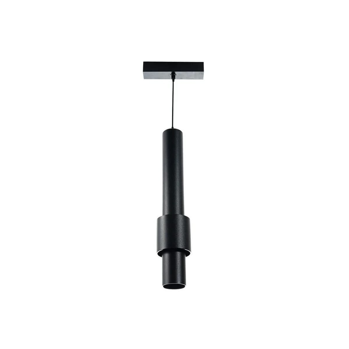 Black Magnetic Cylinder Pendant Light 2
