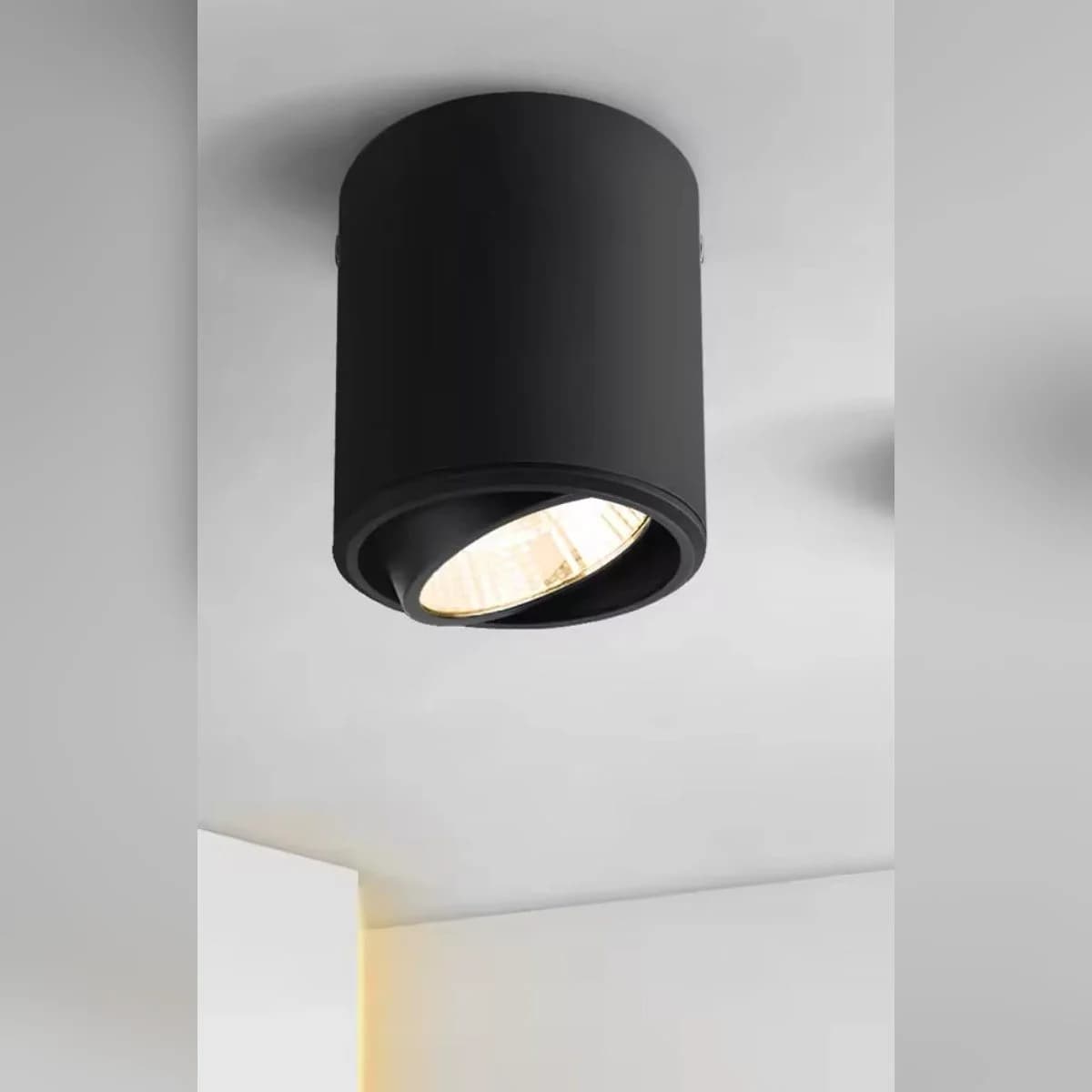 Black 5-Inch Adjustable Surface Cylinder 20W 2