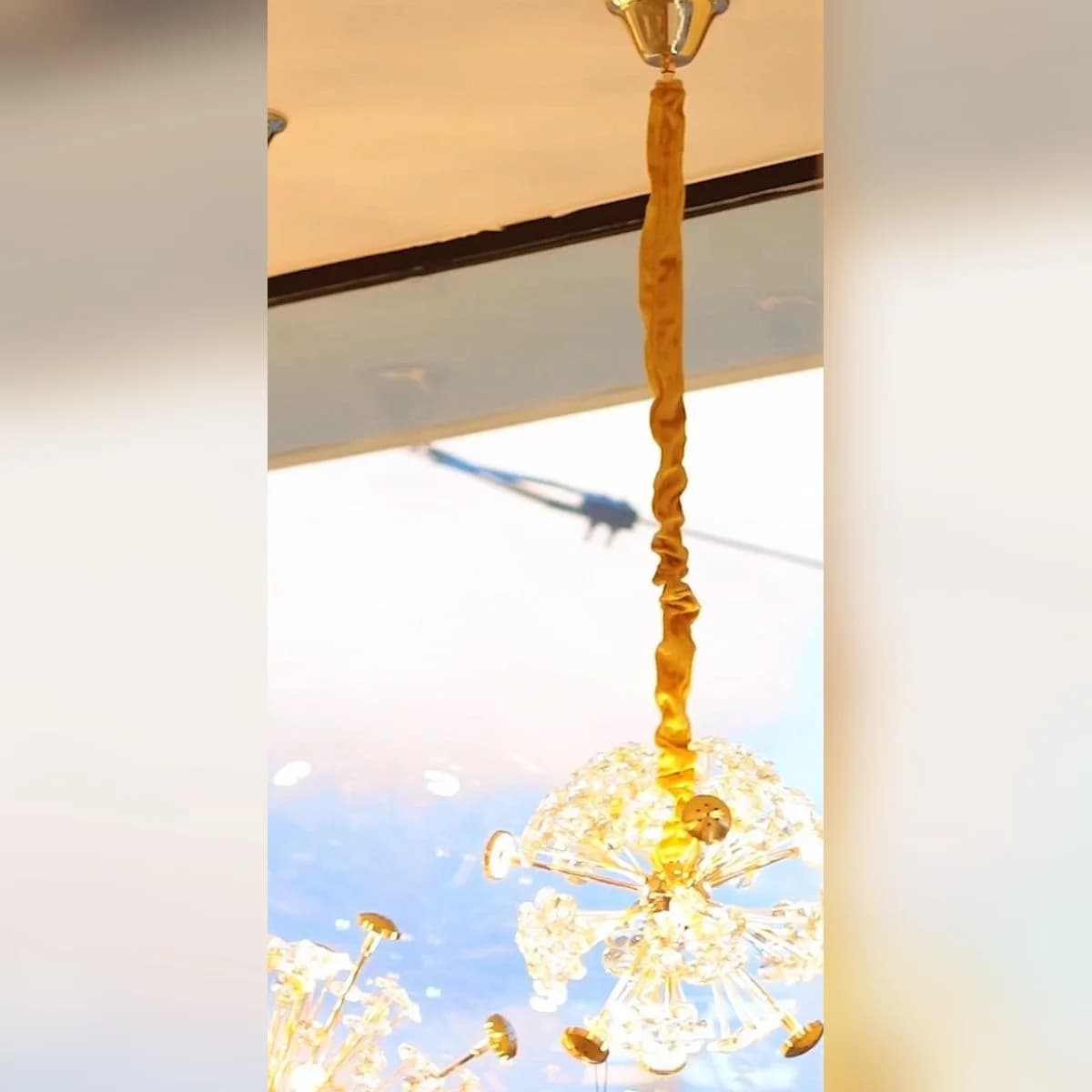 Dandelion Crystal Ball Pendant Light 30 cm 3
